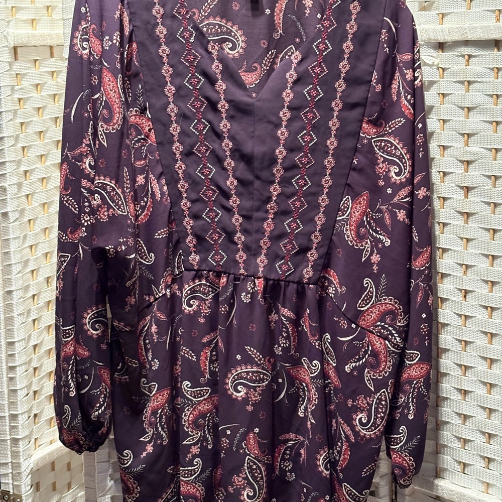 Style & Co. Purple Paisley Tunic